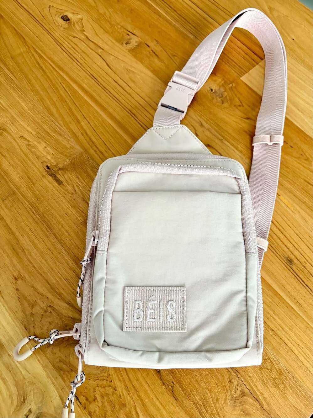 BEIS The Sport Sling Crossbody Bag Atlas Pink